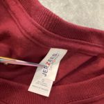 Jerzees NWOT Size S Burgundy Tee Shirt Camp Hike S’mores Mountain Outdoor Print Photo 9