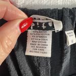 Habitat Medium Pull-On Bubble Gauze Pants Straight Wide High Rise Pockets Black Photo 7