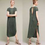 Anthropologie Sabina Musayev •  Textured Renaissance Midi Dress green plisse Photo 8