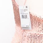 Liv Foster Sequin Draped Mini Dress Rosy Peach Size 2 Pink Photo 6