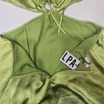 LPA  Aniston Dress in Chartreuse XL Photo 10