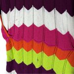 Trina Turk Zig Zag Tunic Dress Swim Cover Up crochet Cotton Knit size XS Photo 7