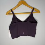 Athleta NEW  Cinch Longline Sports Bra Deep Purple D-DD | L Photo 3