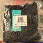 Sports Illustrated Swim Bikini Top Black XL Women's Shirred Tie Midkini Top B4 Photo 5