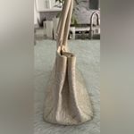 Oscar de la Renta  NM‎ Floral Lace Canvas Handbag BOHO Beach Everyday Tote Bag Photo 4