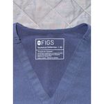 FIGS Catarina Top Women's Scrub V-neck Navy Blue Sz Xsmall Photo 2