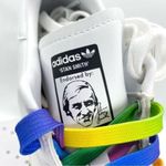 Adidas Stella Mccartney  Ed Curtis Stan Smith Rainbow Sneakers New Photo 6
