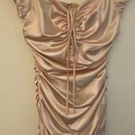 Dear Moon  Satin Light Pink Mini Dress Juniors Sz 7 Photo 0