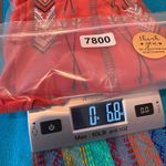 Cruel Denim Popover Top Women Small Orange Polyester Embroidered Cowgirl Western Photo 14