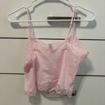 SKIMS  Pink Lace Tank Top Photo 1