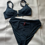Adore Me 2 piece swimsuit bikini dark denim blue Women's SIZE XL new Photo 0