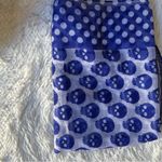 Unisex Blue & White Polka Dot Skull Scarf Photo 6
