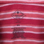st. john's bay 3X Stripe Cowl Neck Cotton Terry Sweatshirt Photo 5