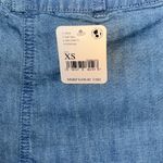 Free People  Sami Point Collar Mini Denim Dress Size XS Photo 4