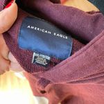 American Eagle Outfitters Maroon And Grey Sweatshirt Photo 2