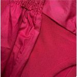 Anthropologie  Womens Structured Long Sleeve Top Blouse XXS Hot Pink Smocked Cuff Photo 7