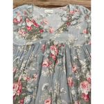 Denim & Supply Ralph Lauren Briar Floral Gauze Bell Sleeve Mini Shirt Size Large Photo 3