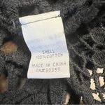 American Flirt Womens Open Knit Crochet Top Sz L Boho Hippie Festival Whimsigoth Black Size L Photo 6