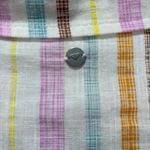 Roxy  Beach Nostalgia Top NWT size Small Striped Button Up Short Sleeve Blouse Photo 10