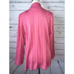 Exclusively Misook Cardigan Sweater Petite Large PL Pink‎ Cable Knit cableknit Pink Size undefined Photo 10