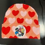 Her Universe Sanrio Hello Kitty and Friends Heart Allover Print Cuff Beanie Photo 1
