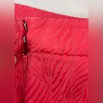 Apt. 9  14 Stretch Textured Cuffed Zip Hook Fly Shorts in Bright Coral Photo 3