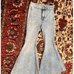 We The Free  Just Float On Boho Hippie Flare Jeans High Rise Stretch Denim Sz 24 Photo 0