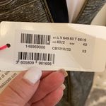 See By Chloe  Gold Black Metallic Strapless Dress Photo 6