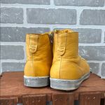 Andrea Conti women's sneakers/ankle boots/shoes for own insoles Da. lace ups Yellow Size 7.5 Photo 2