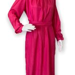 Vintage Pink RENEW Waist Long Sleeve Dress Size M Photo 4