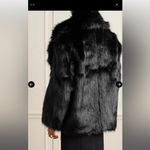 Frankie Shop Fallon fur coat Black Size M Photo 2