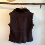 Old Navy Cream Textured Boucle Single Button Pockets Long Jacket Size Large Brown Photo 3