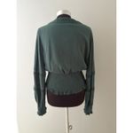 Scarlet Darkness Top Size Large Green Peasant Dark Romance Renaissance Goth Photo 3