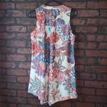Reborn Bold Floral Tunic Mini Dress M Orange Size M Photo 3