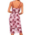 Lulus  Endless Elegance Mauve Multi Crochet Lace Bodycon‎ Midi Dress Size Medium Photo 1