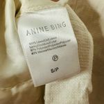 ANINE BING ANNIE BING Eggshell White Classic Oversized Linen Double Button Blazer Size S Photo 9