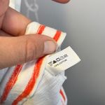 Lisa Todd Striped Tee Cinched Sleeves Cotton Sz M Shirt Size M Photo 5