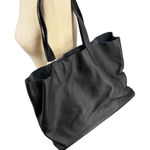 Everlane  The Soft Leather Tote Black Pebbled Shoulder Bag Genuine Leather New Photo 0