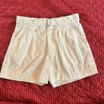MAISON MARGIELA Shorts White High Waist Thigh Length EUC Size 42 (6 Large) Photo 4