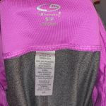 Champion grey purple spandex athletic capri pants Photo 4