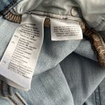 Madewell  Blue Skinny Jeans with Distressed Details Photo 6