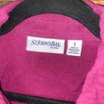 st. john's bay  Violet Purple Long Sleeve Button Down Crinkle Shirt Size Small Photo 3