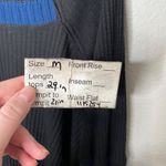 Free People Black Blue Snow Day Knit Thermal Top Medium Photo 8