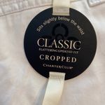 Charter Club  Classic Fit Cropped Pants color white size 12 brand new inseam 24” Photo 7