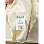 House Of CB NWT  Faye Satin Plunging Neck Corset Midi Dress Ivory Women's M Plus Photo 5