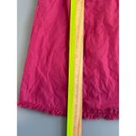 W By Worth Worth Pink Top Crushed Texture Draped Asymmetric Neckline Frayed Edges Size 4 Photo 11