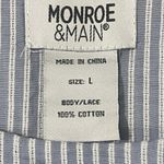 Monroe &‎ Main 100% Cotton Tunic Top with Lace Photo 4