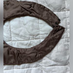 NWT LM Collection Brown / Taupe Beaded Halter Neck Empire Waist Formal Dress Photo 12