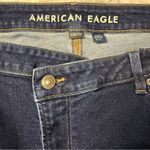 American Eagle Mom Jeans Size 18 Regular Dark Wash High Rise Stretch Photo 4