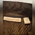Coldwater Creek  Dark Brown Textured Vest Photo 2